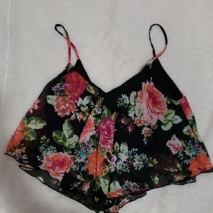 Floral crop top